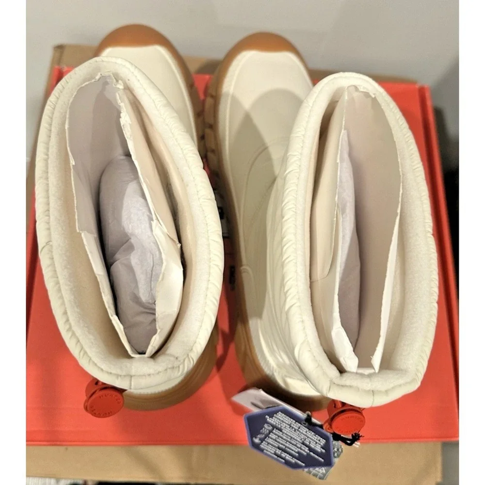 Hunter Women Size EU 43/US 11‎ Intrepid Short Snow Boots White Willow Waterproof